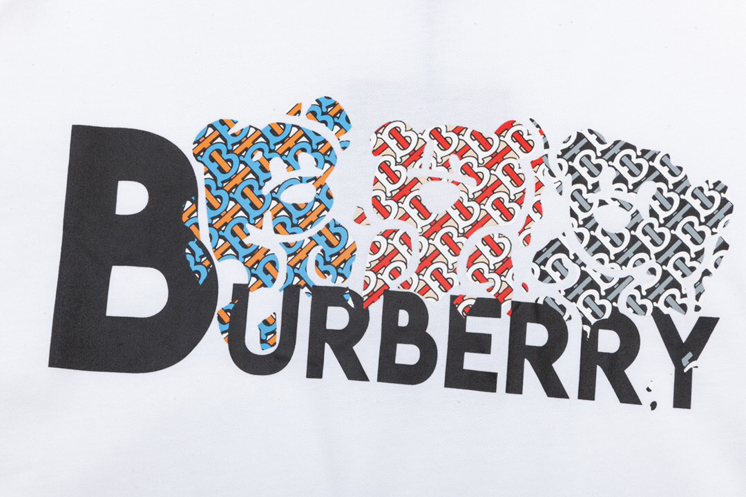 BURBERRY 巴宝莉印花圆领毛圈卫衣 3
