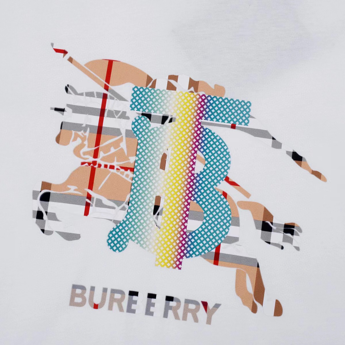 BURBERRY 巴宝莉印花圆领毛圈卫衣 2