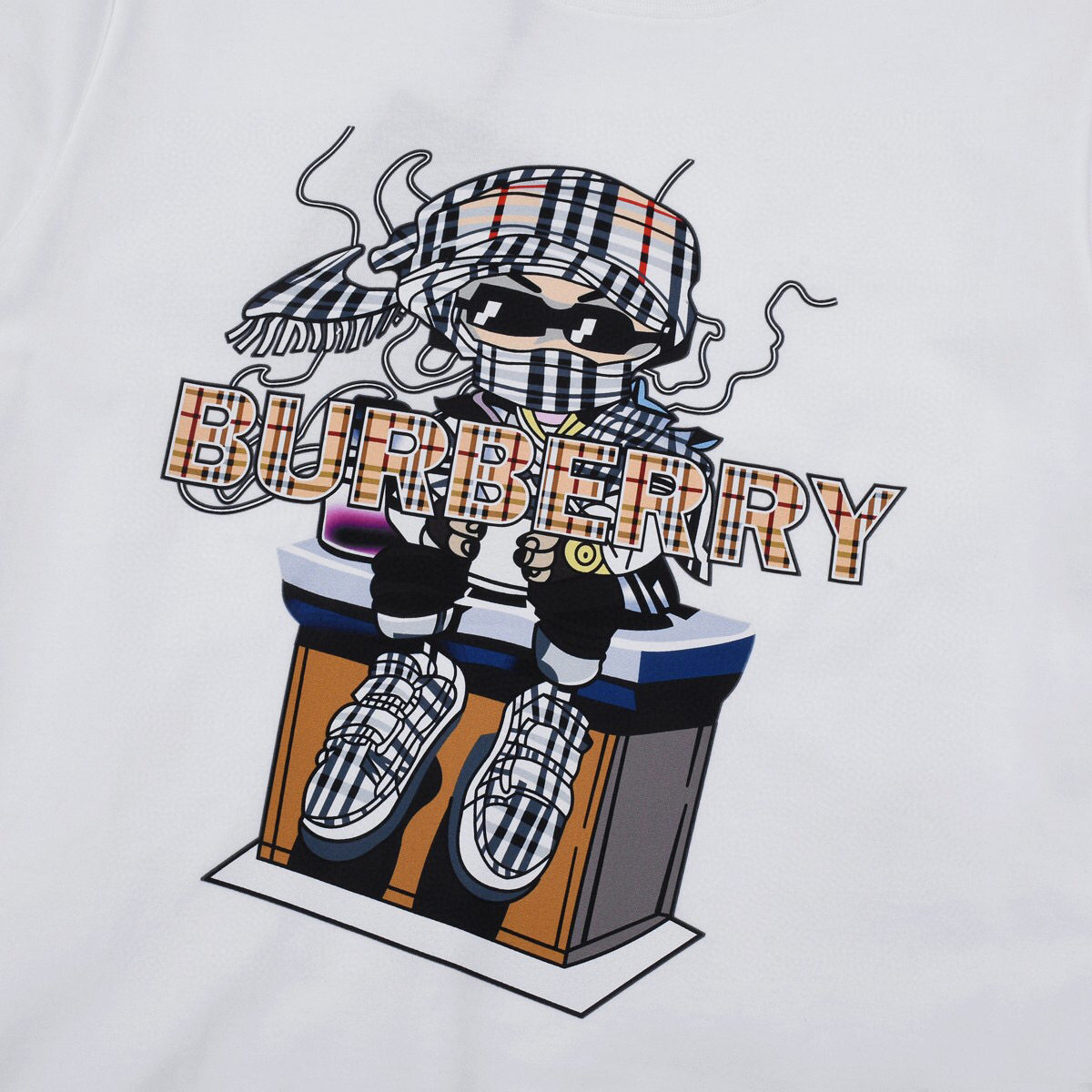 BURBERRY 巴宝莉印花圆领毛圈卫衣 2