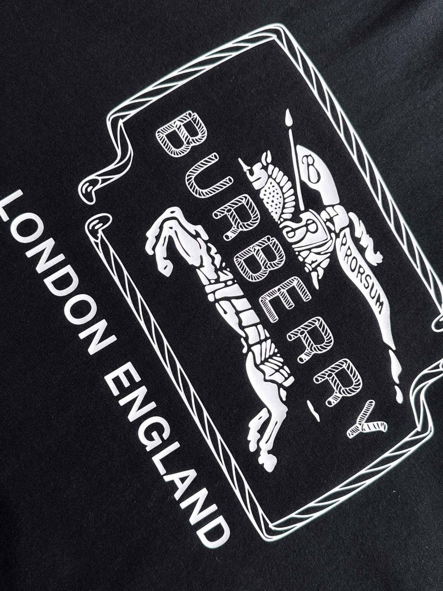BURBERRY 巴宝莉印花圆领毛圈卫衣 3