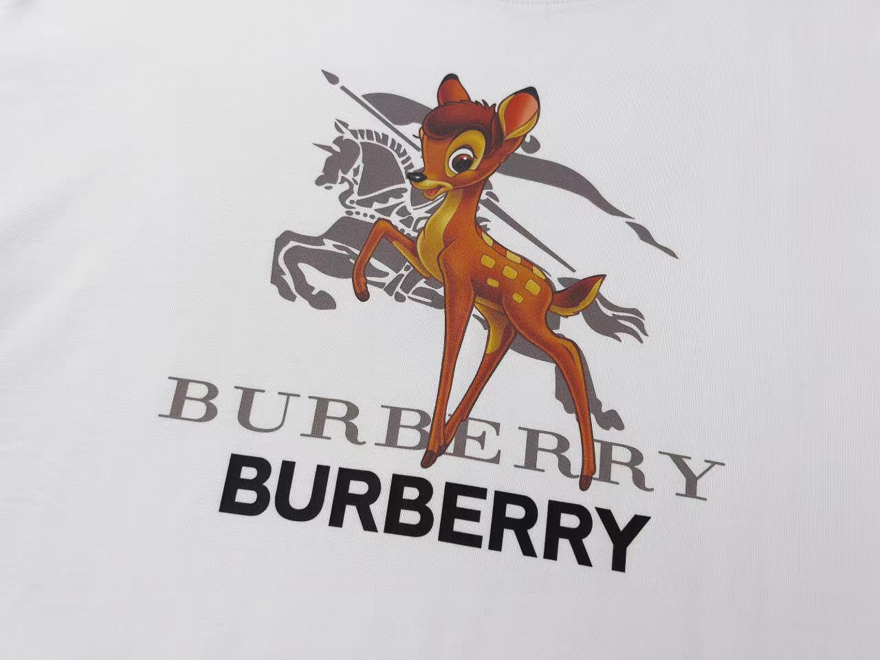 BURBERRY 巴宝莉印花圆领毛圈卫衣 2