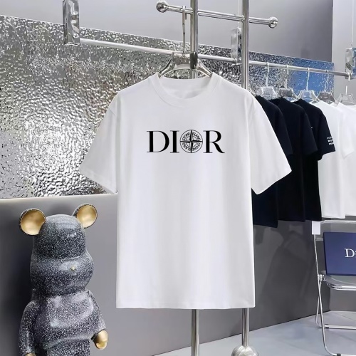 DIOR Printed Crew Neck Short Sleeve T-Shirt, High Quality Cotton 1 DIOR Printed Crew Neck Short Sleeve T-Shirt, High Quality Cotton