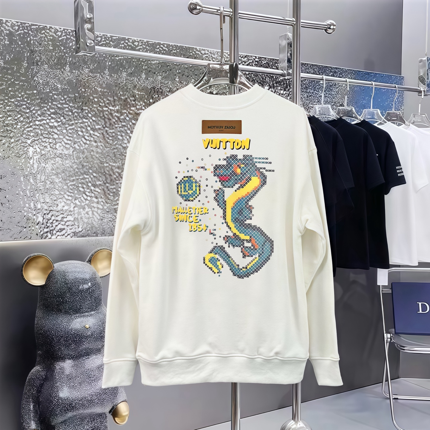 LOUIS VUITTON 路易威登印花長袖衛衣 - 高品質純棉素材