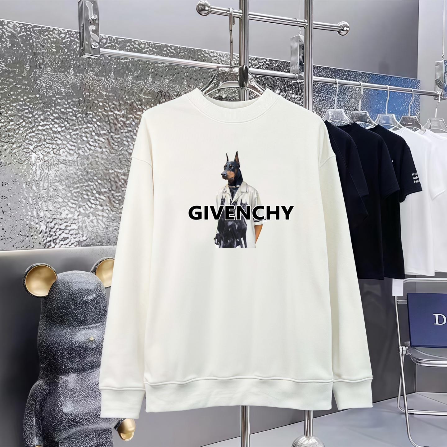 GIVENCHY 纪梵希印花丸首毛圈卫衣 男女同款