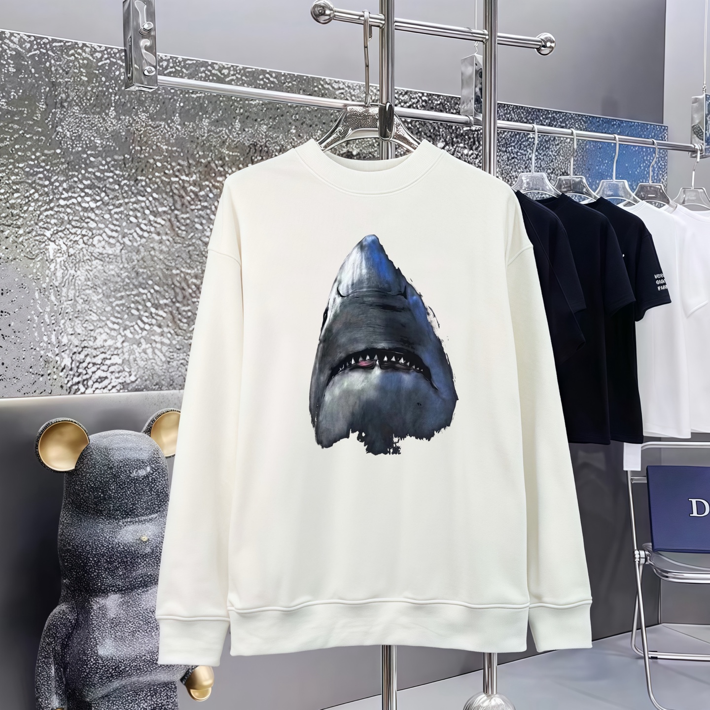 GIVENCHY 纪梵希印花丸首毛圈卫衣 男女兼用