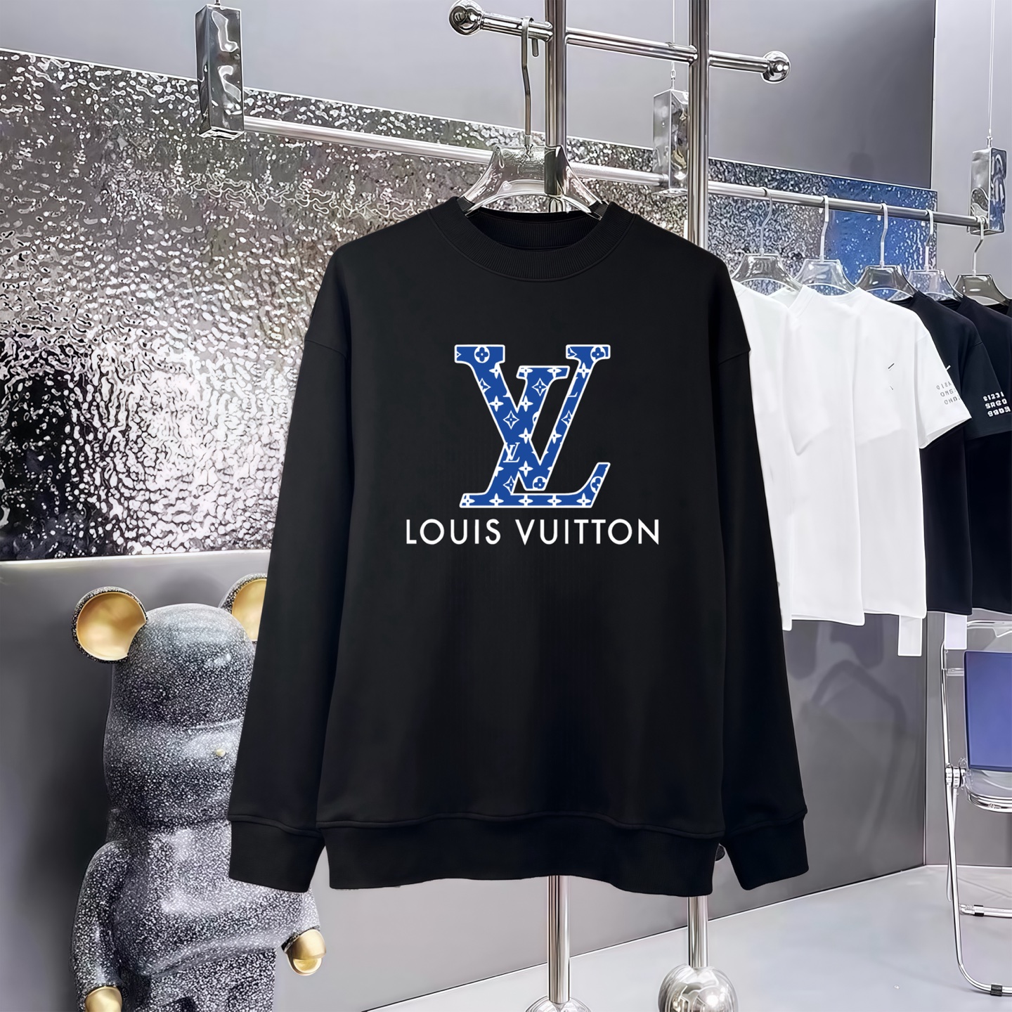 LOUIS VUITTON 路易威登印花毛圈衛衣 男女兼用 420克高品質コットン