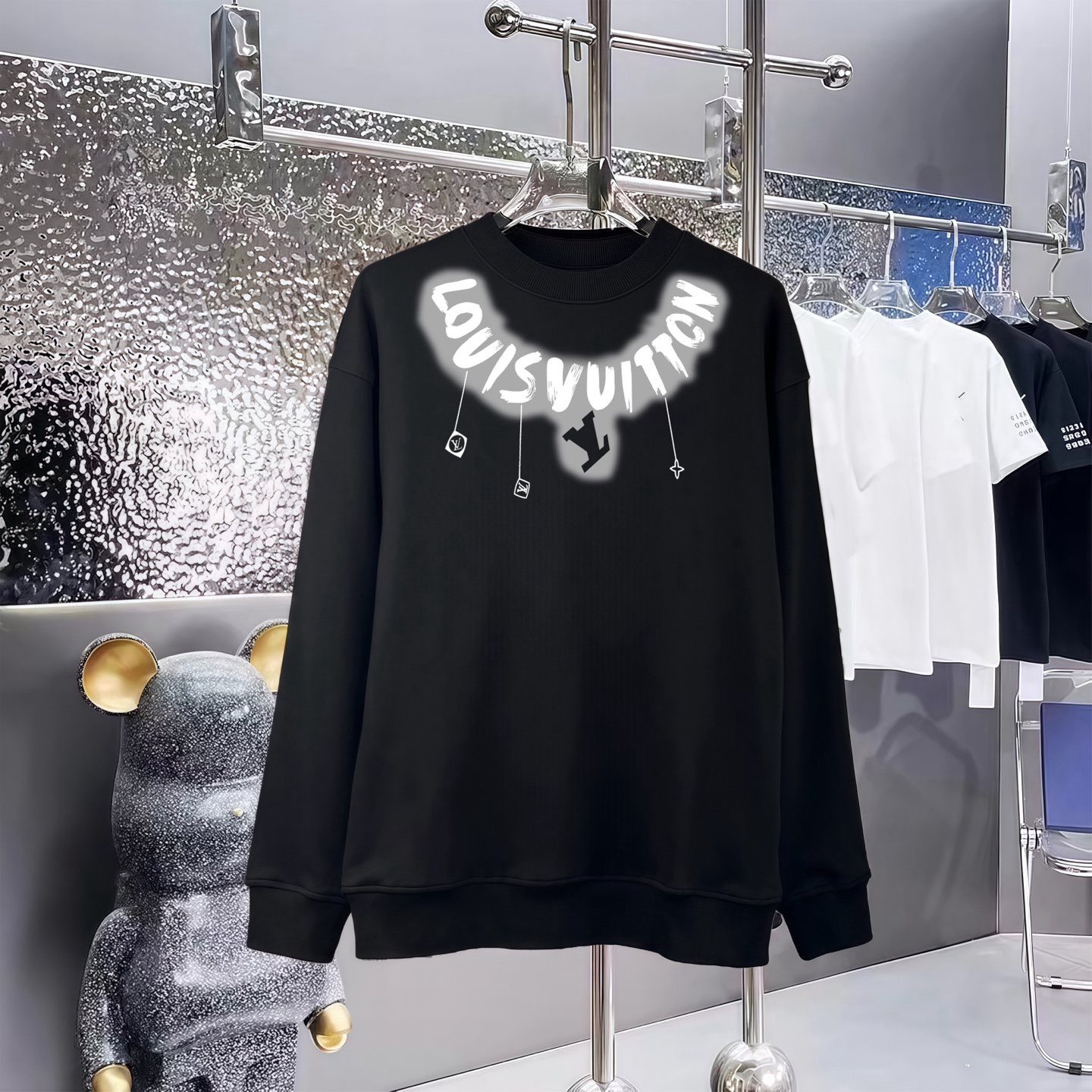 LOUIS VUITTON 路易威登印花毛圈衛衣 男女兼用 高クオリティ