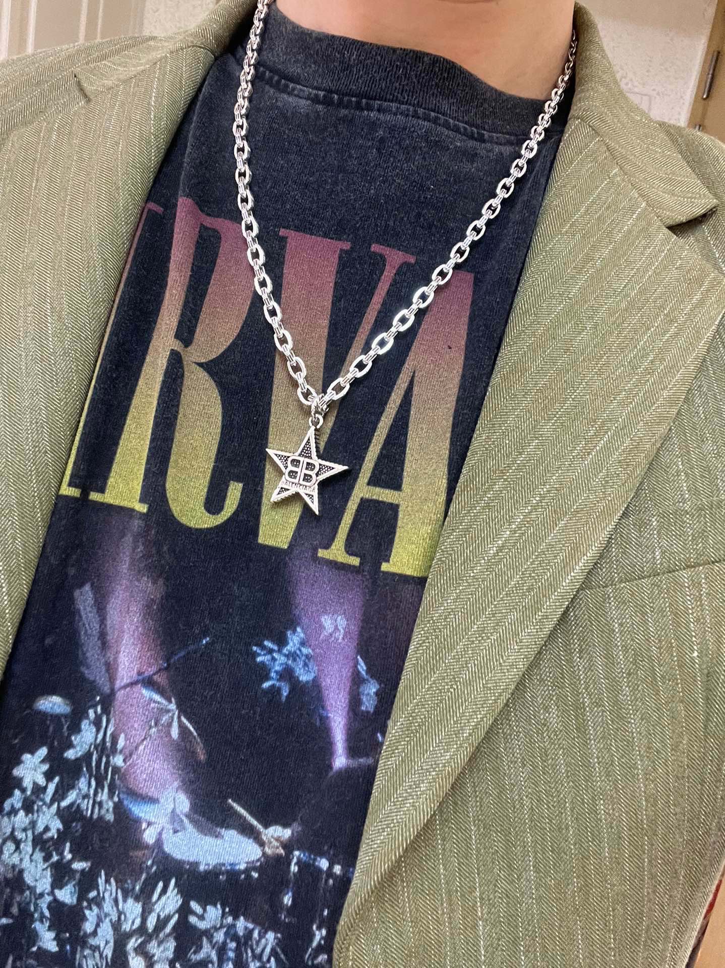 批140原单货🔹🔹新品 巴黎世家项链 Balenciaga 新款项链🔹专柜一致 细节做工精细 每个细节流程到位 设计工艺精细 火爆款出货 设计独特 复古风格 巴黎世家项链