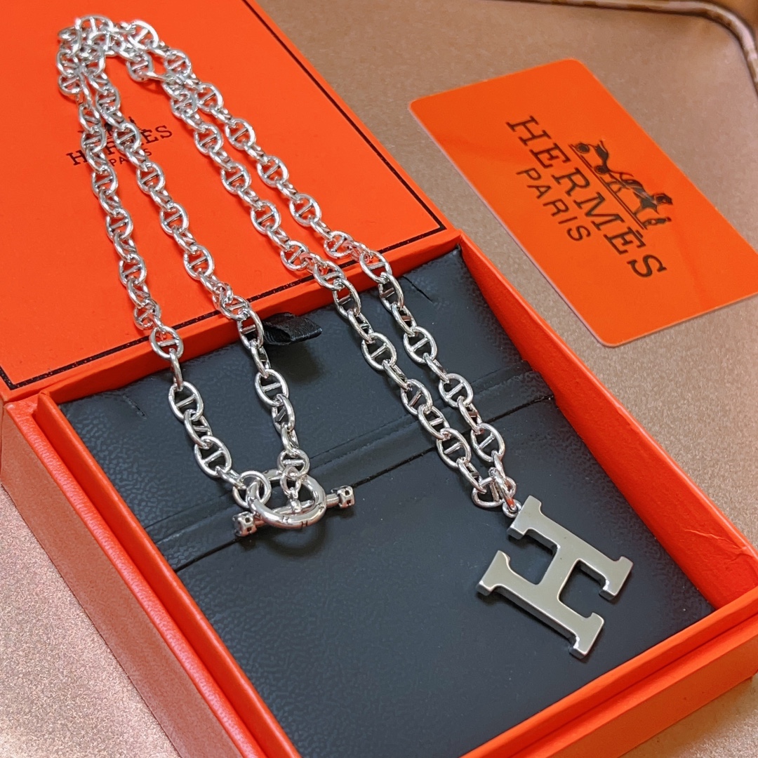 Buy Cheap Replica
 Hermes Jewelry Necklaces & Pendants Unisex Fashion Chains