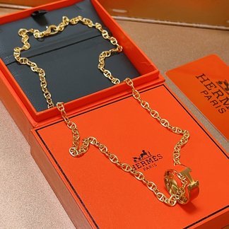 Hermes Jewelry Necklaces & Pendants High Quality Designer Unisex Fashion Chains