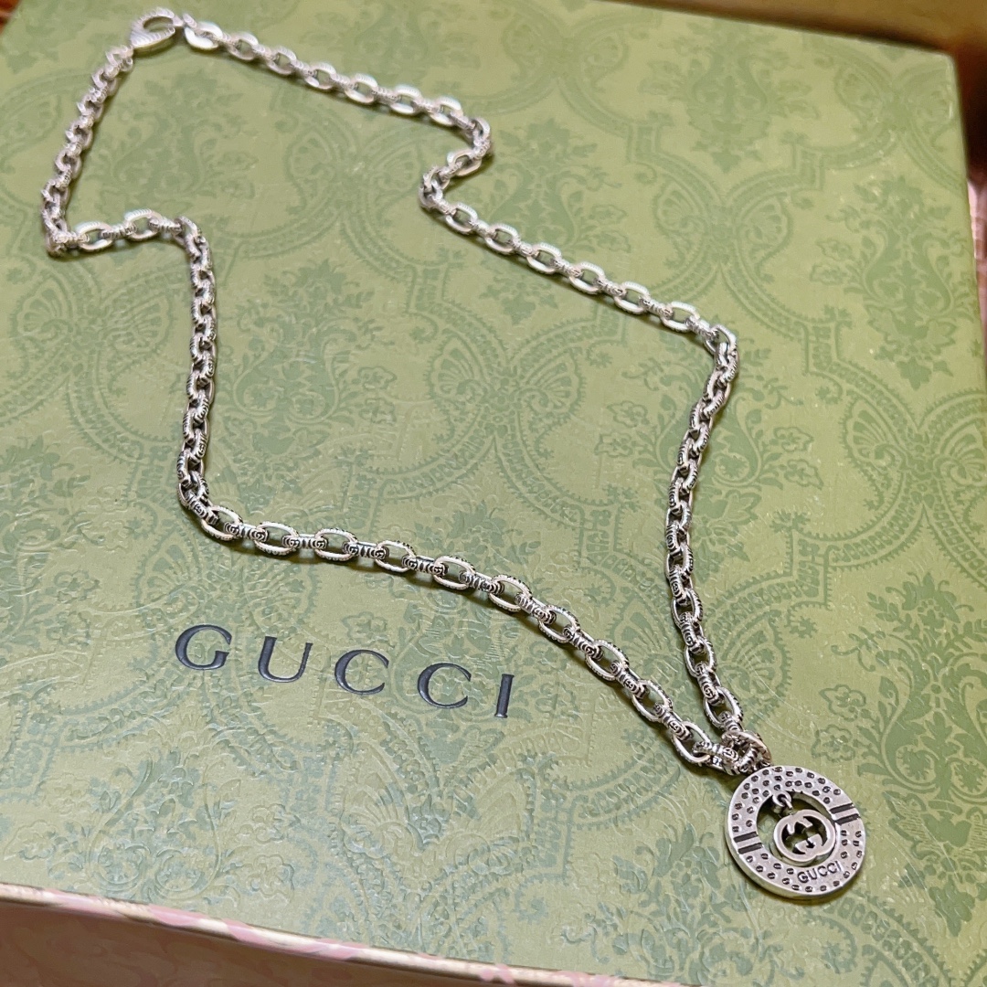 Gucci Joyas Collar Universal para hombres y mujeres Vintage Cadena