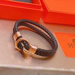 Hermes Jewelry Bracelet Cowhide