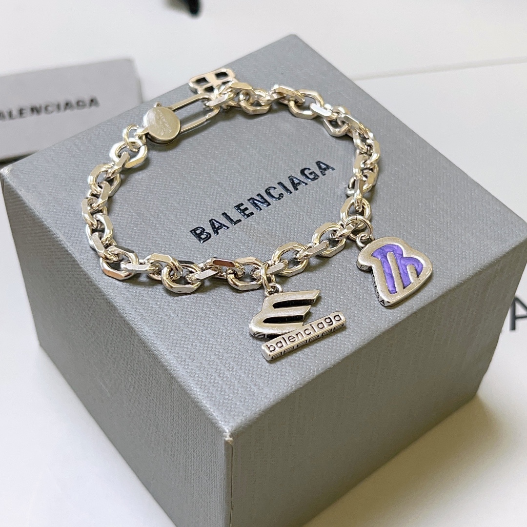 Mejor sitio para la réplica
 Balenciaga Joyas Pulsera Universal hombres y mujeres Hombres