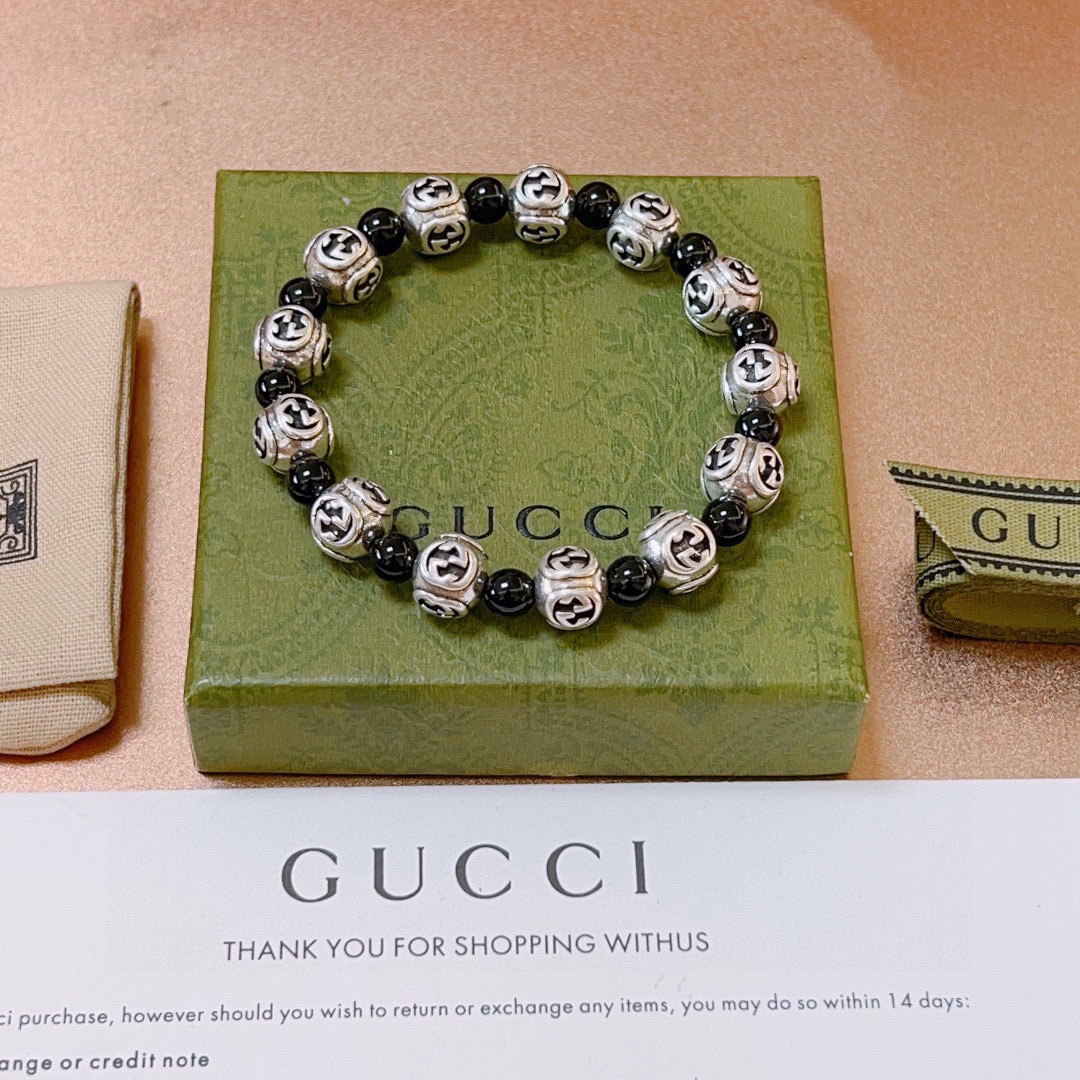Gucci Jewelry Bracelet Black Unisex