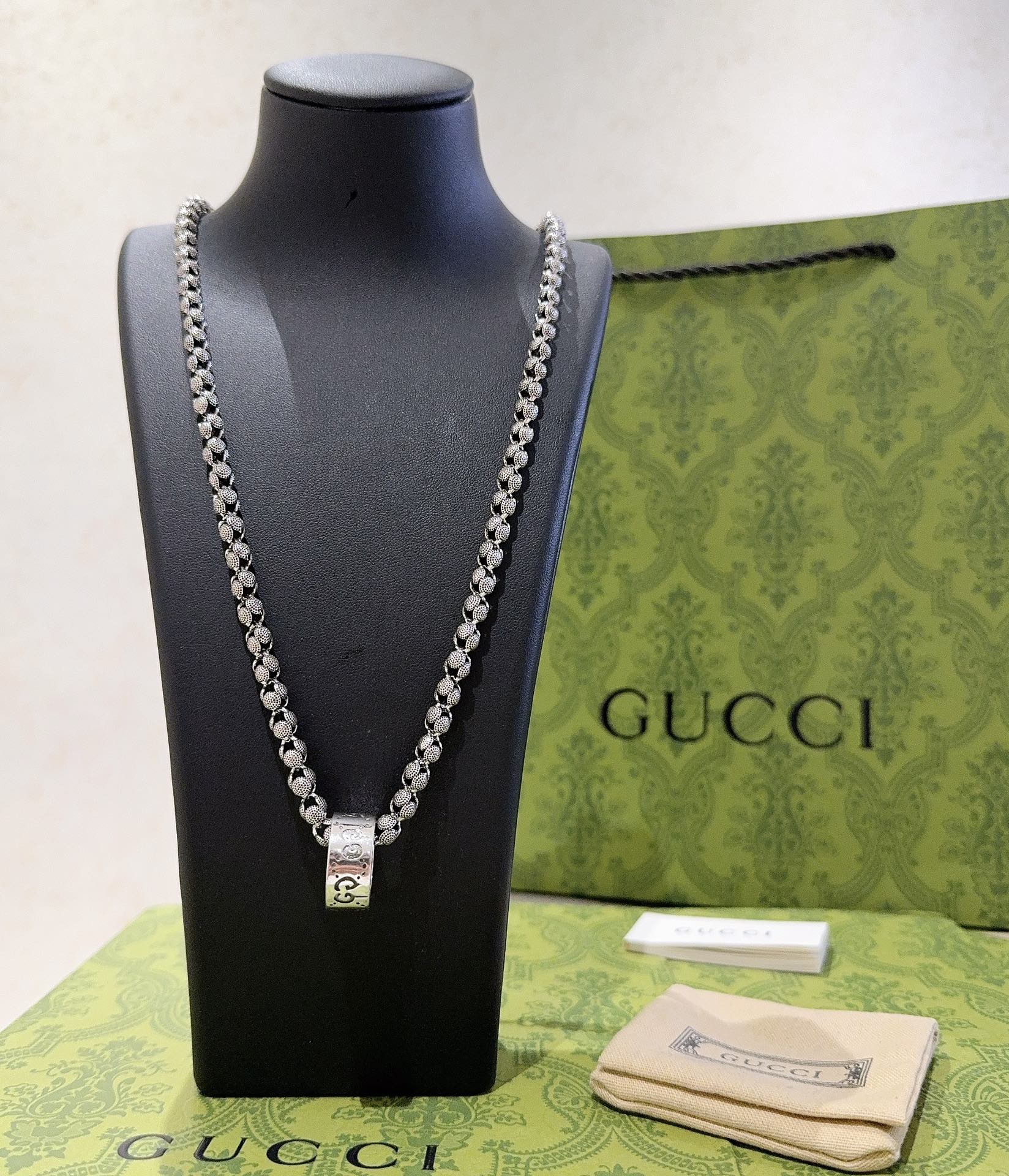 Gucci Joyas Collar Vintage Cadena