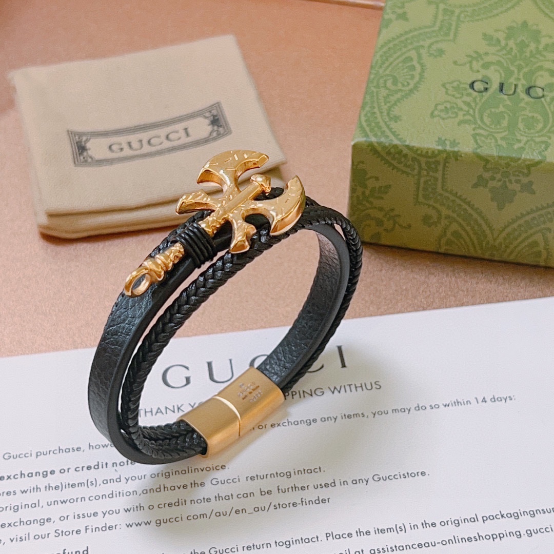 Wat is replica van topkwaliteit
 Gucci Sieraden Armbanden Koeienhuid Vintage