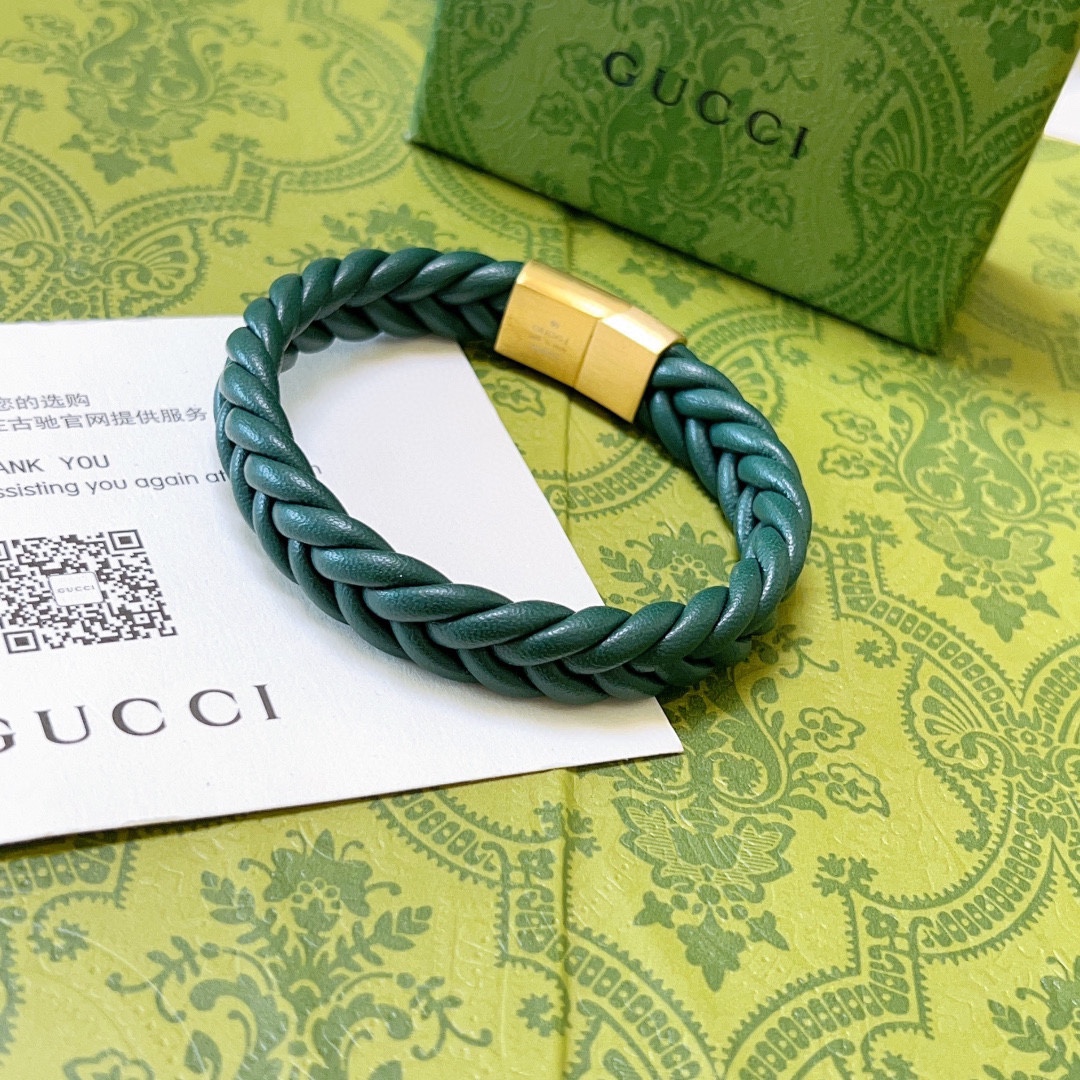 Gucci Sieraden Armbanden Koeienhuid Vintage