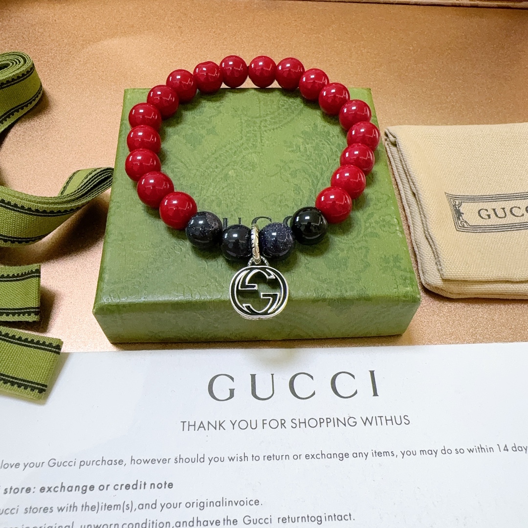 Gucci Joyas Pulsera Rojo Universal para hombres y mujeres