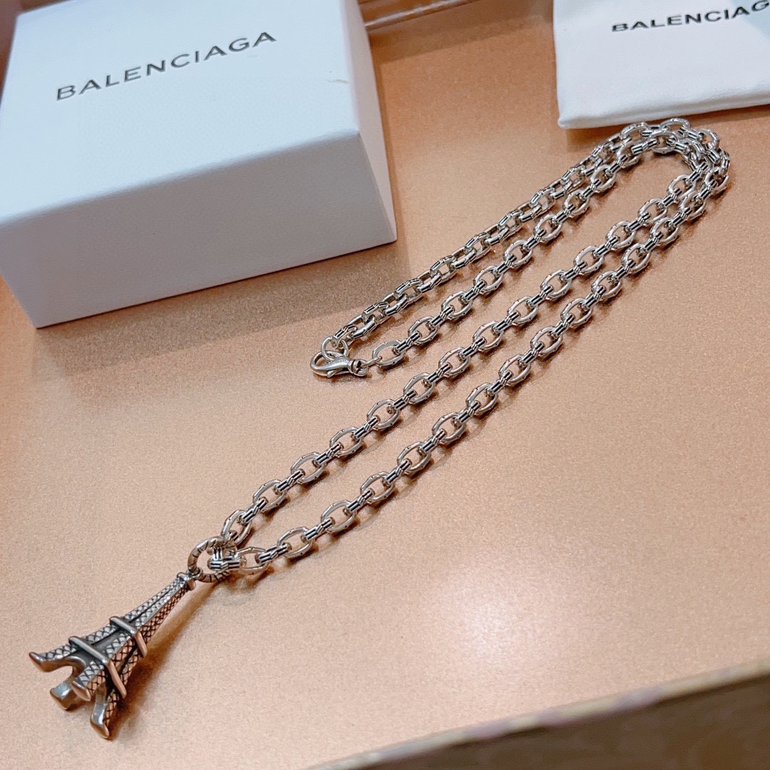 原单货新品巴黎世家项链Balenciaga新款项链专柜一致细节做工精细每个细节流程到位设计工艺精细火爆款