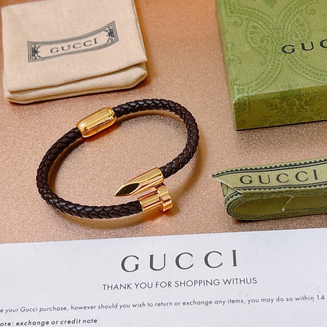 What is top quality replica
 Gucci Replica
 Jewelry Bracelet Gold Yellow Unisex Cowhide Vintage