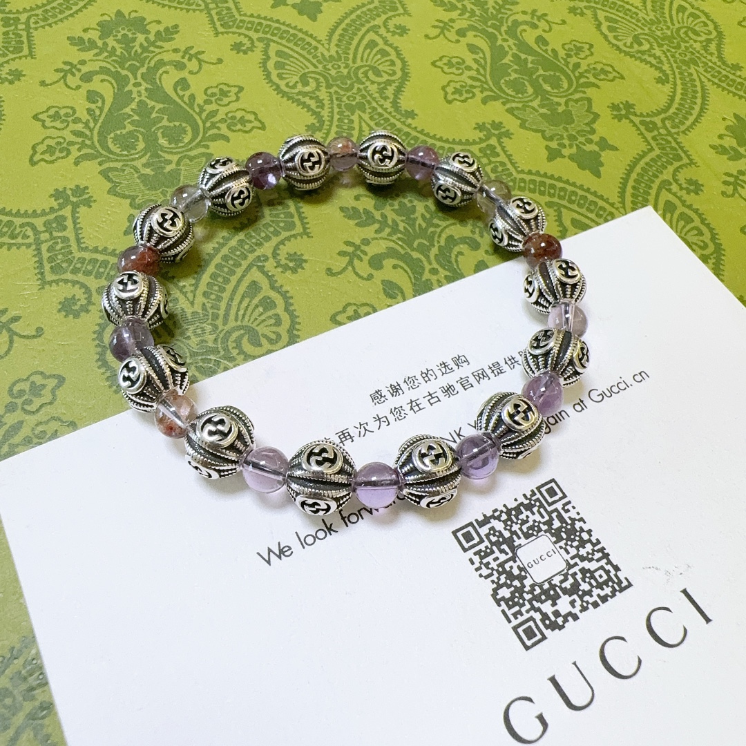 Gucci Jewelry Bracelet Purple Unisex Vintage