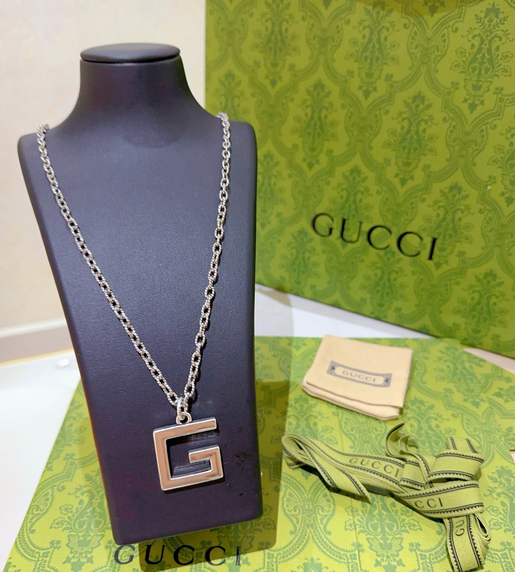 新品发布👒不爆不发 抖音带货网红首选 Gucci古驰项链最新款链条档次更高Anger Forest系列设计理念复古项链 2