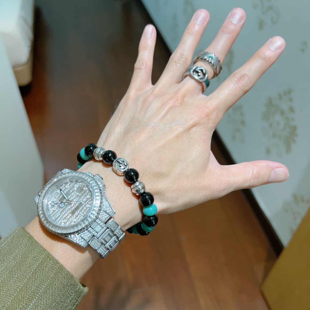古驰 Gucci 高定典藏高定典雅奢华珠宝首饰项链手链戒指 #8536A044 3