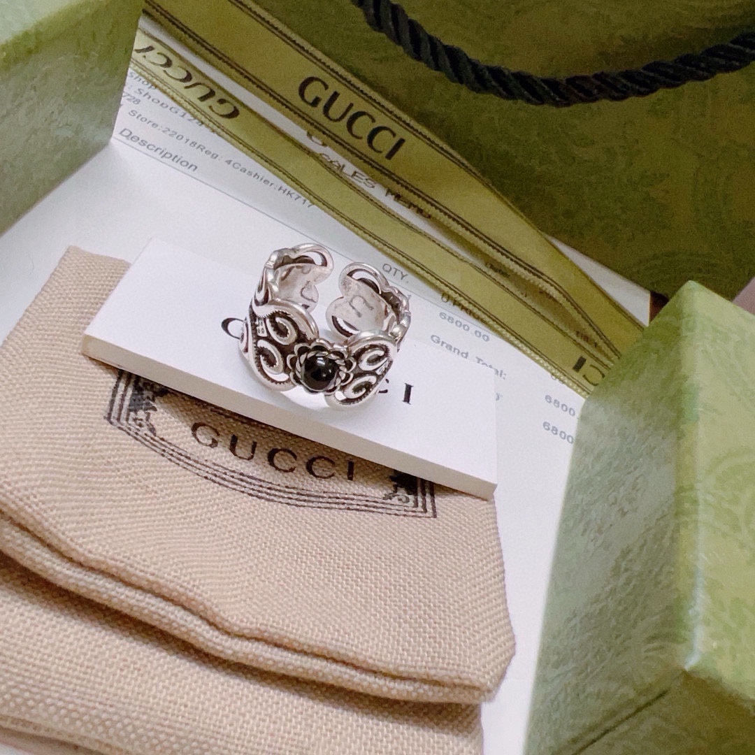 Gucci Ring** – Latest high-end model, celebrity favorite from the Anger - Jewelry 4