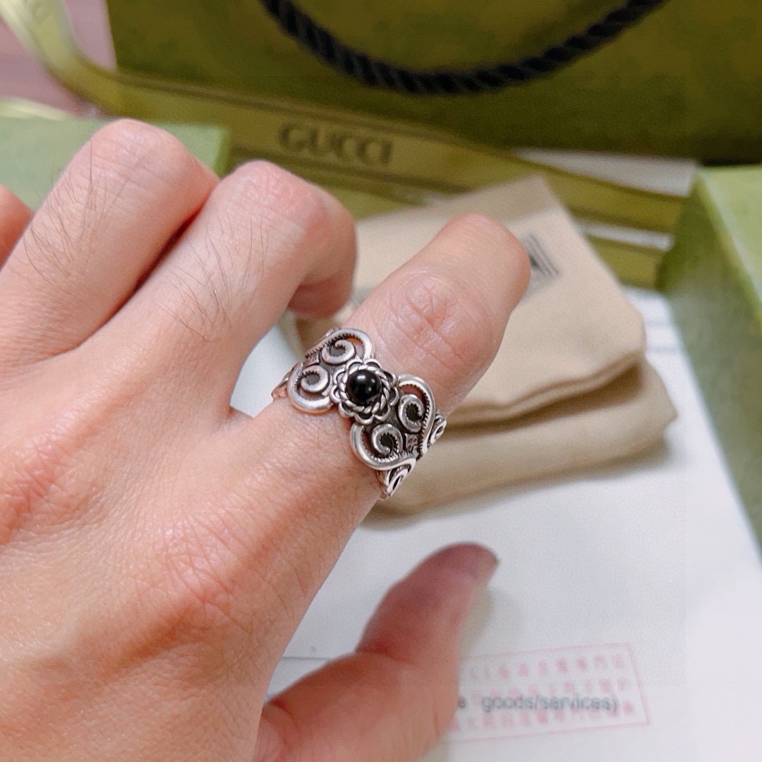 Gucci Ring** – Latest high-end model, celebrity favorite from the Anger - Jewelry 3