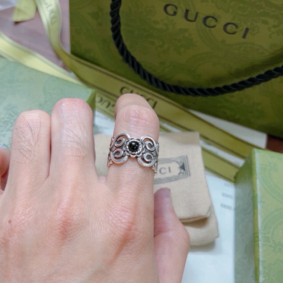Gucci Ring** – Latest high-end model, celebrity favorite from the Anger - Jewelry 8