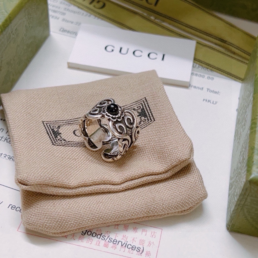 Gucci Ring** – Latest high-end model, celebrity favorite from the Anger - Jewelry 5
