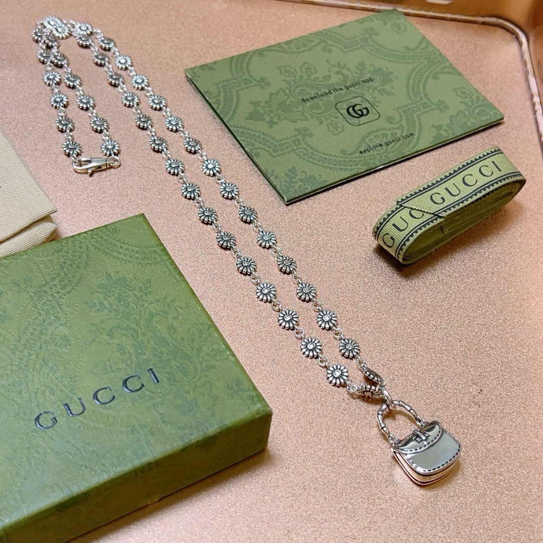 Gucci's latest upgraded Double G classic necklace from the Anger Forest - Jewelry 8