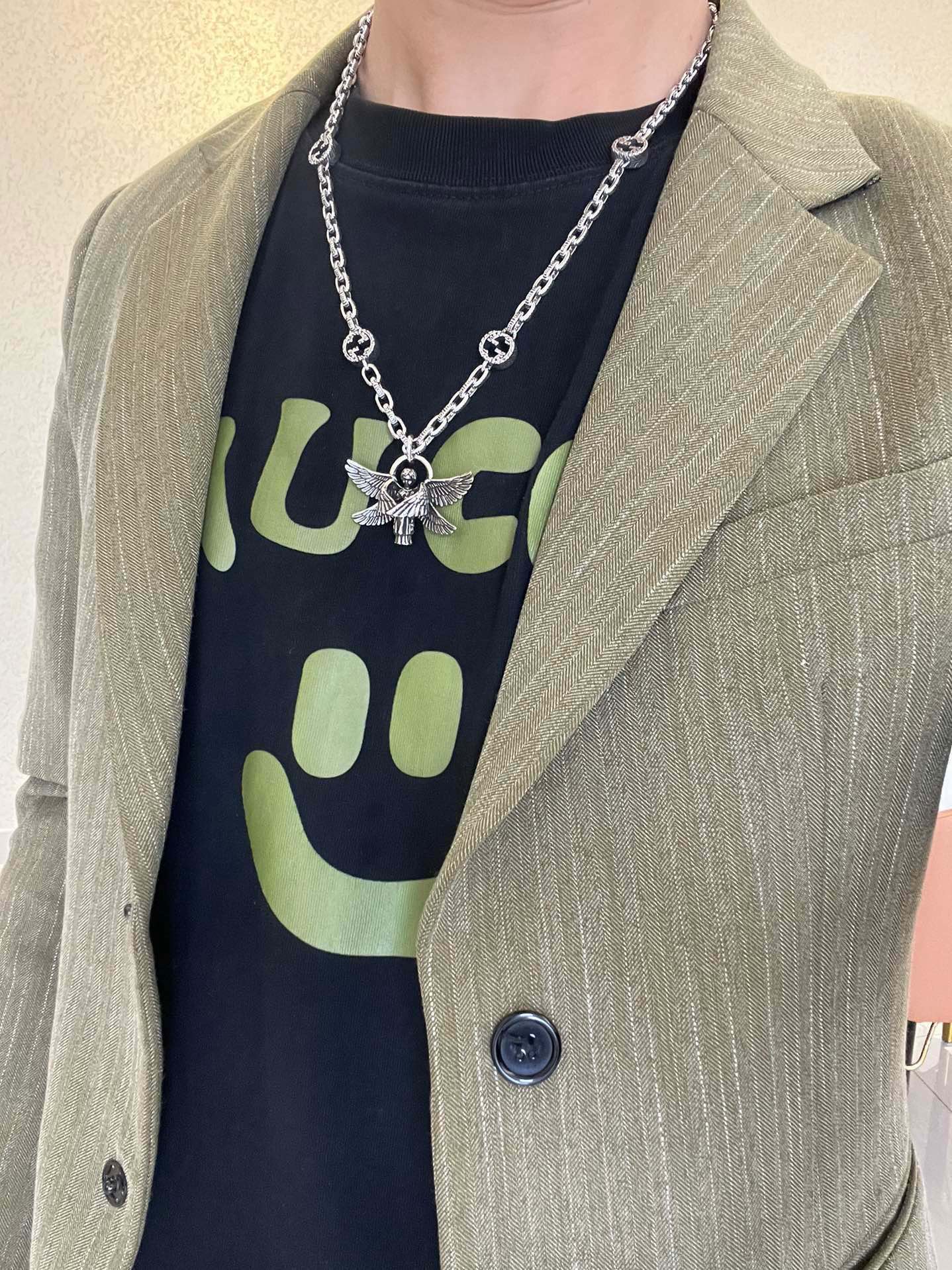新品发布👒Gucci古驰项链2024最新款链条档次更高Anger Forest系列双G古驰项链牌独特气质项链 9