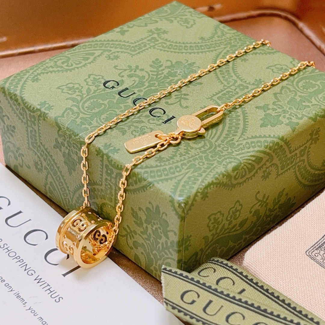 新品🔥 Gucci古驰项链最新款链条档次更高Anger Forest系列双G古驰项链 2