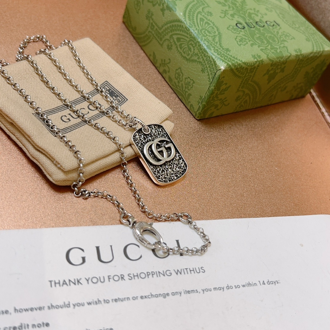 太帅啦 奢华的时尚设计🔥 Gucci古驰项链2024最新款链条档次更高经典款Anger Forest系列双G古驰项链 4