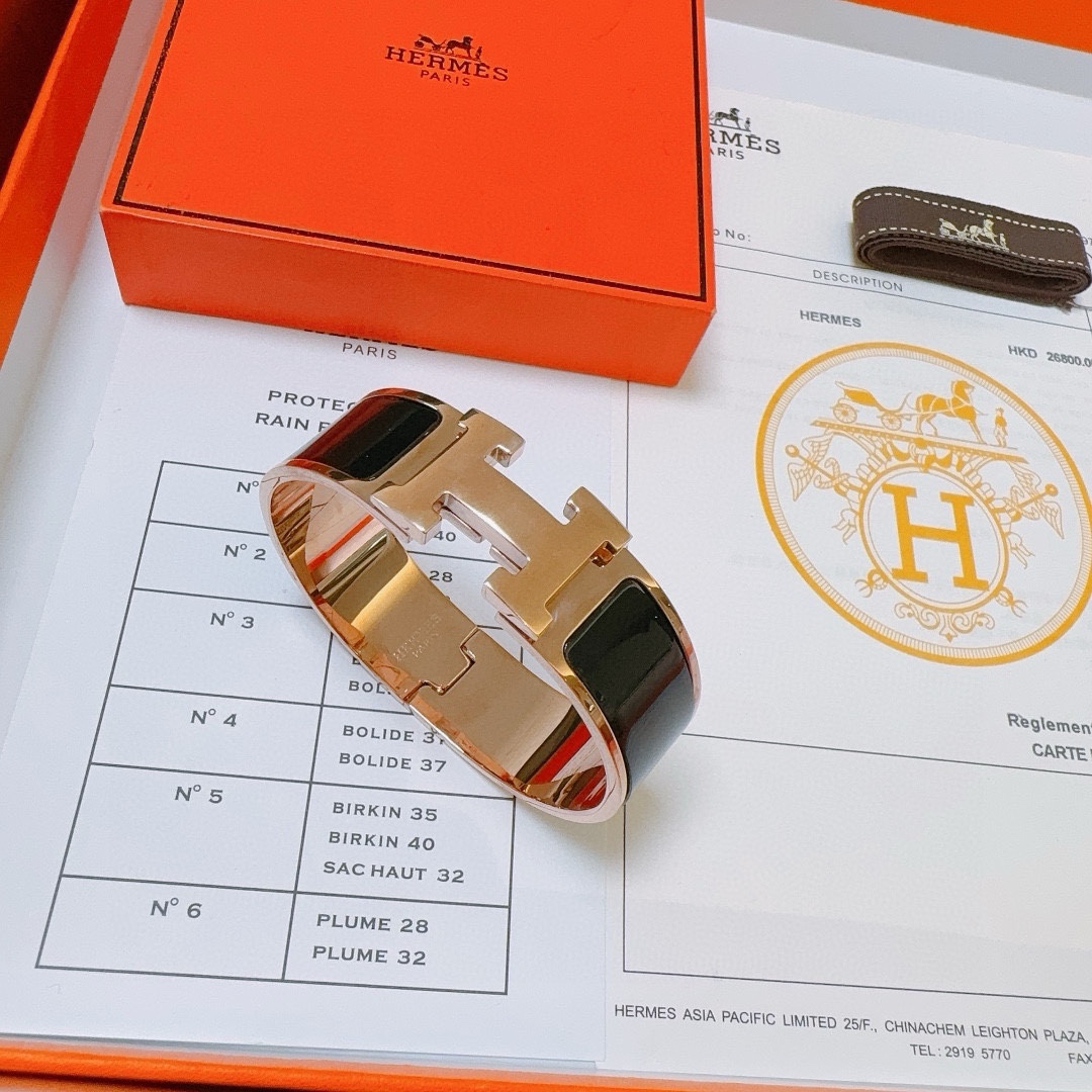 Hermes 爱马仕手镯 ❗️定制 手环 珐琅工艺太考验师傅的手艺了 要确保色泽手工制作好[色][色] 定制 宽版1.8cm 都爱爱马仕手镯 9