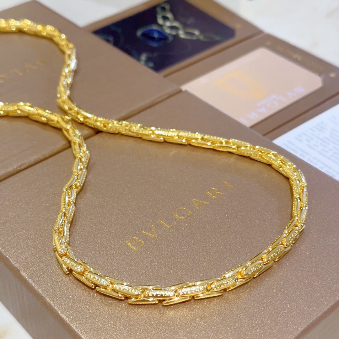Luxurious BVLGARI Boulie DIVAS’ DREAM Necklace in Gold with Logo – Lot 273 - 图片 8