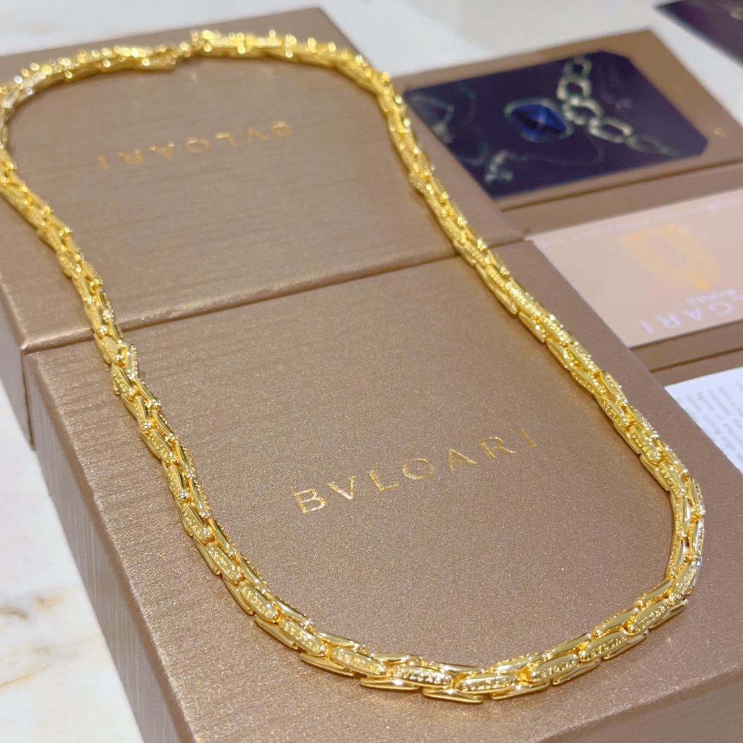 Luxurious BVLGARI Boulie DIVAS’ DREAM Necklace in Gold with Logo – Lot 273 - 图片 2