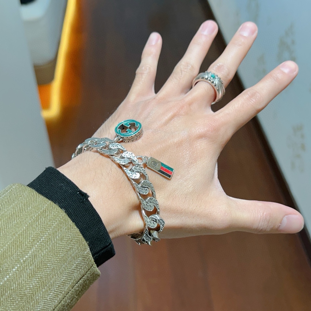 古驰 Gucci 高定典藏高定典雅奢华珠宝首饰项链手链戒指 #555730CF 9