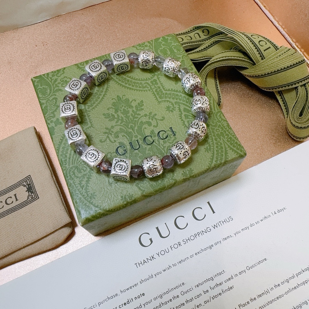 古驰 Gucci 高定典藏高定典雅奢华珠宝首饰项链手链戒指 #248E1E56 6