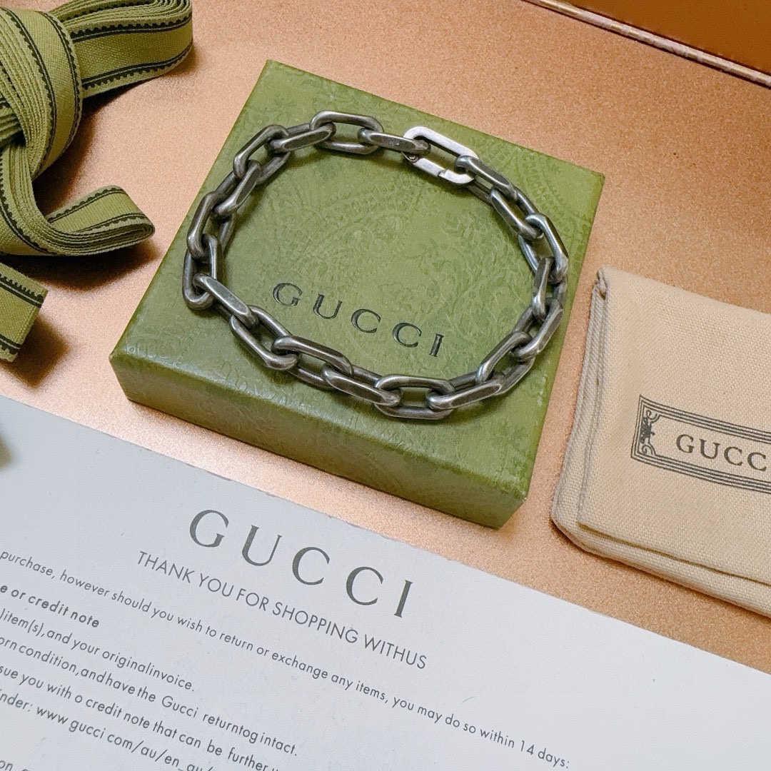 古驰 Gucci 高定典藏高定典雅奢华珠宝首饰项链手链戒指 #7683696E 6