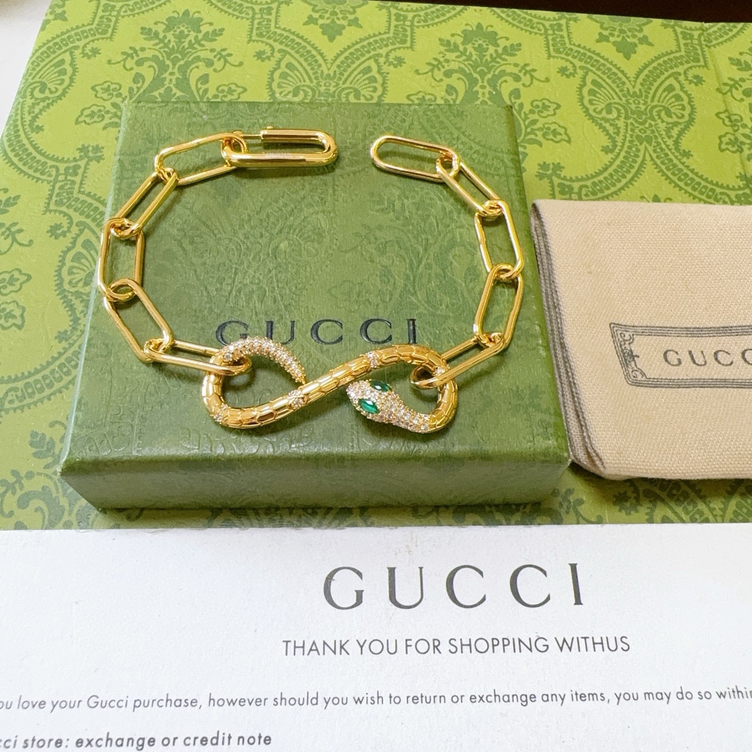 古驰 Gucci 高定典藏高定典雅奢华珠宝首饰项链手链戒指 #06DABE73 2