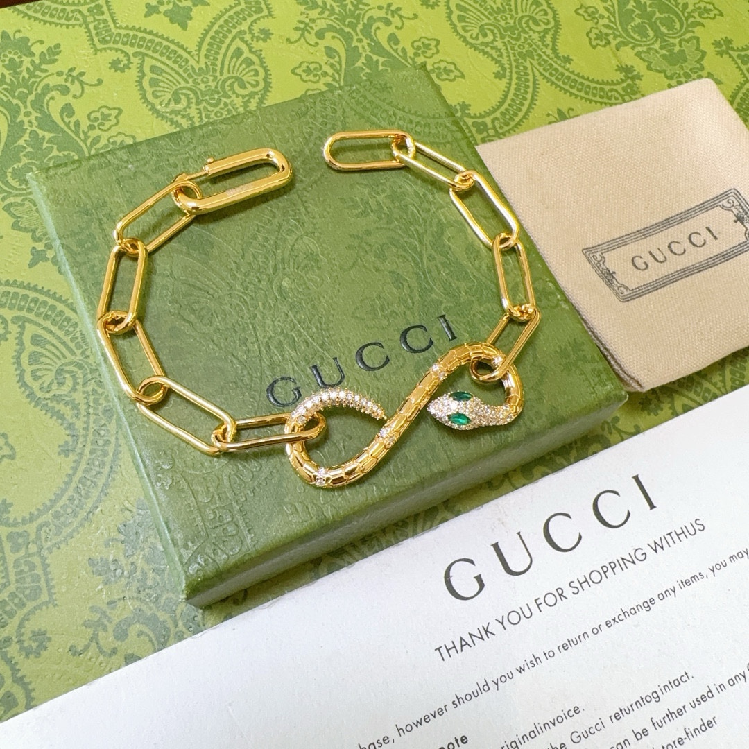 古驰 Gucci 高定典藏高定典雅奢华珠宝首饰项链手链戒指 #06DABE73 5