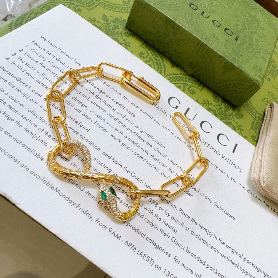 古驰 Gucci 高定典藏高定典雅奢华珠宝首饰项链手链戒指 #06DABE73 7