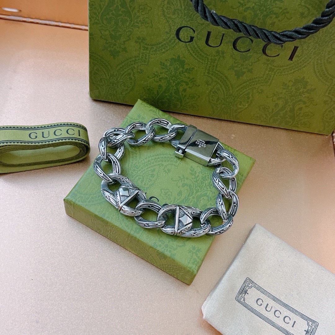 古驰 Gucci 高定典藏高定典雅奢华珠宝首饰项链手链戒指 #C03E2D8D 9