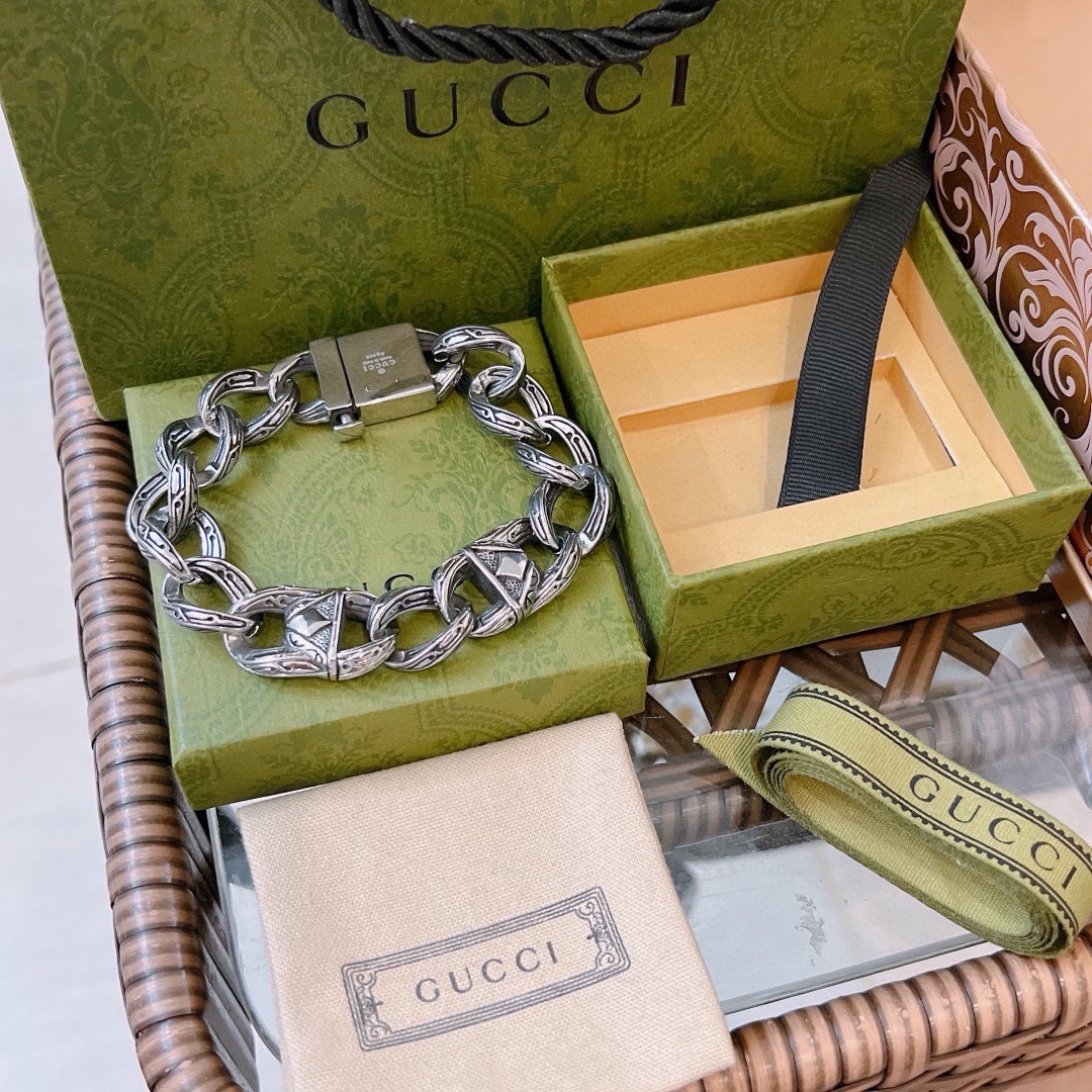古驰 Gucci 高定典藏高定典雅奢华珠宝首饰项链手链戒指 #C03E2D8D 3