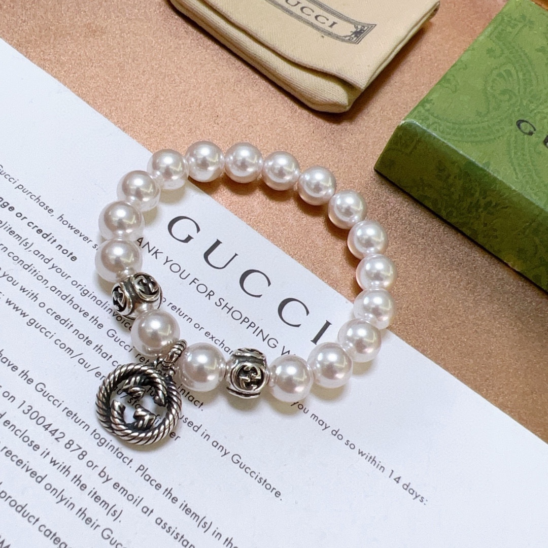 古驰 Gucci 高定典藏高定典雅奢华珠宝首饰项链手链戒指 #D5A7661D 5
