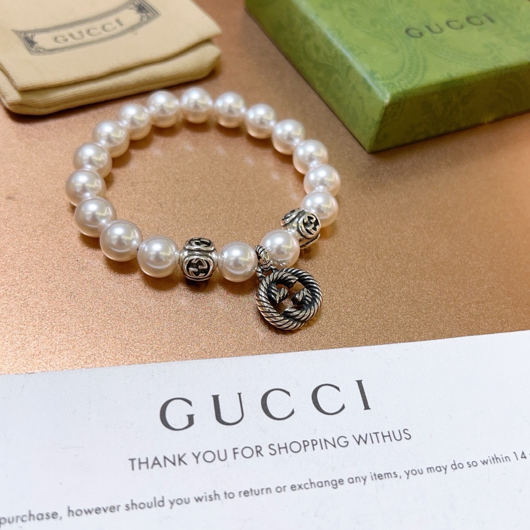 古驰 Gucci 高定典藏高定典雅奢华珠宝首饰项链手链戒指 #D5A7661D 3