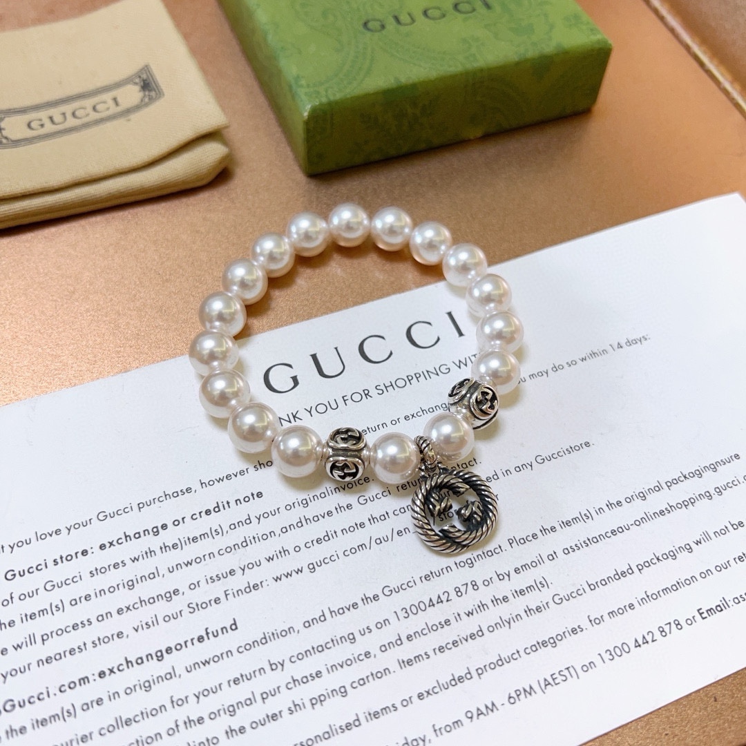 古驰 Gucci 高定典藏高定典雅奢华珠宝首饰项链手链戒指 #D5A7661D 6