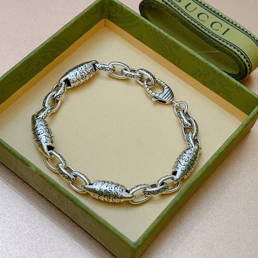 古驰 Gucci 高定典藏高定典雅奢华珠宝首饰项链手链戒指 #6119A73F 2